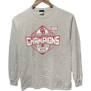 university of Oklahoma sooners 2015 big 12 champion long sleeve sports shirt top